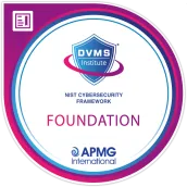 DVMS Institute - NIST Cybersecurity Framework Foundation badge