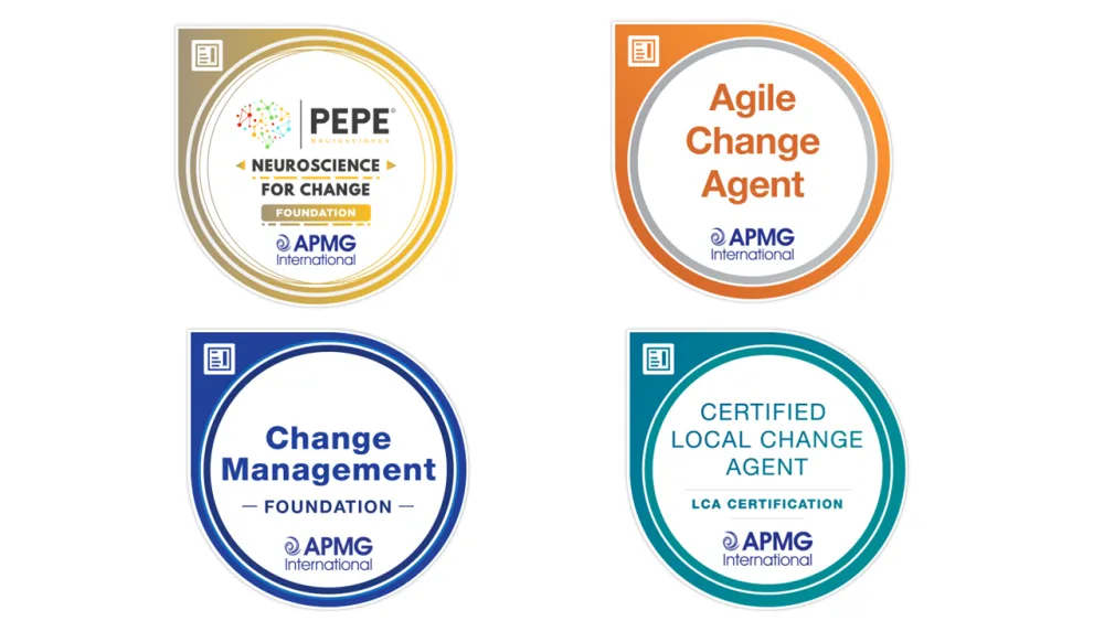 change management digital badges