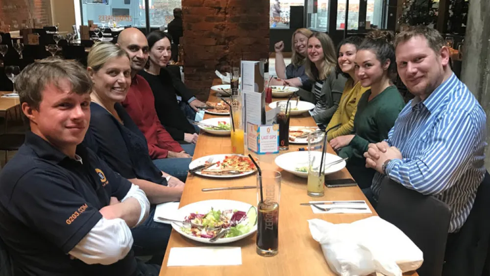 Lunch with Pink Elephant