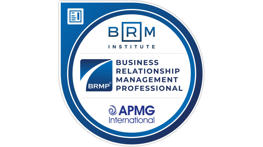 BRM Institute BRMP® Business Relationship Management Professional Digital Badge