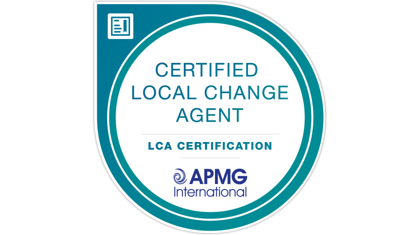 Certified Local Change Agent LCA Certification Digital Badge