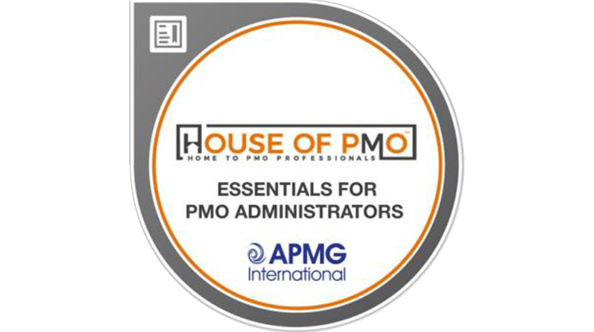 House of PMO - Essentials for administrators badge